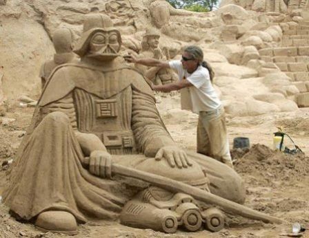 Sculpture de sable 