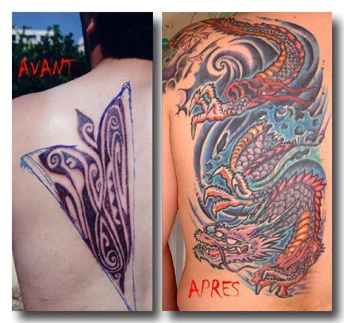 tatouage et peinture