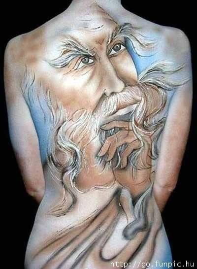 tatouage et peinture